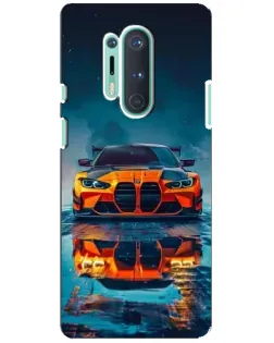 Чехол для OnePlus 8 Pro с картинкой «BMW — золотая эмблема»