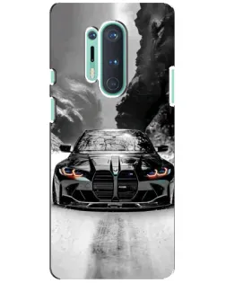 Чехол для OnePlus 8 Pro с картинкой «BMW — акварельный дрифт»