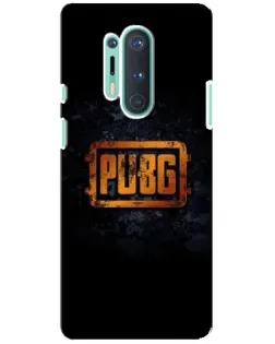 Чохол для OnePlus 8 Pro з картинкою «PUBG — золотий логотип»