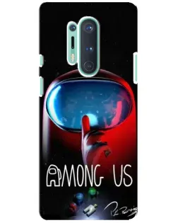 Чохол для OnePlus 8 Pro з картинкою «Червоний імпостер — макро» Чохол для OnePlus 8 Pro з картинкою «Червоний імпостер — макро»