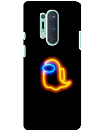 Чохол для OnePlus 8 Pro з картинкою «Among Us неонове сяйво»