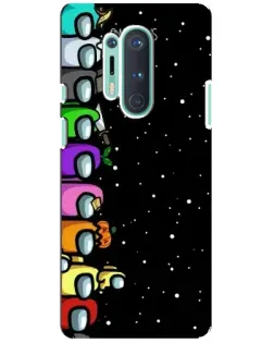 Чохол для OnePlus 8 Pro з картинкою «Команда Among Us»