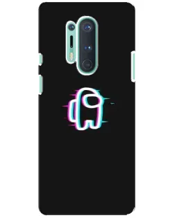 Чохол для OnePlus 8 Pro з картинкою «Among Us неон»