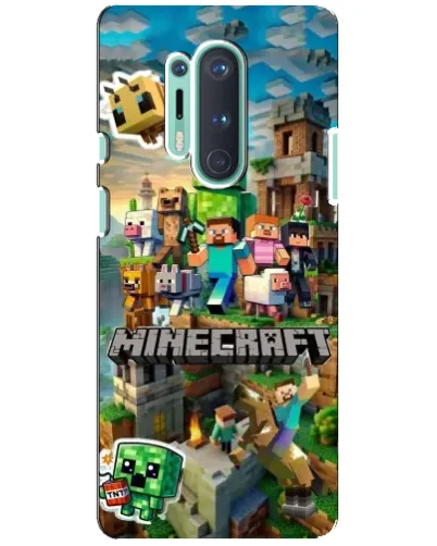 Чохол для OnePlus 8 Pro з картинкою «Замок Minecraft»
