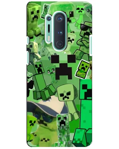 Чохол для OnePlus 8 Pro з картинкою «Кріпери Minecraft»