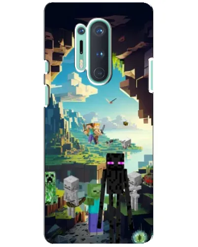 Чохол для OnePlus 8 Pro з картинкою «Ендермен у лісі»