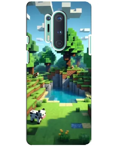 Чохол для OnePlus 8 Pro з картинкою «Minecraft літній день»