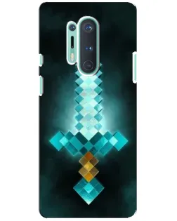 Чохол для OnePlus 8 Pro з картинкою «Алмазний меч неон»