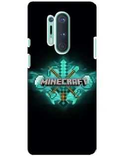 Чохол для OnePlus 8 Pro з картинкою «Minecraft Diamond лого»