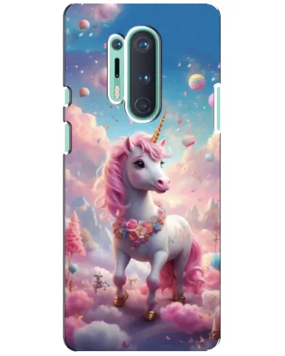 Чохол для OnePlus 8 Pro з картинкою «Єдиноріг серед хмар»