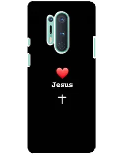 Чохол для OnePlus 8 Pro з картинкою «Серце - Jesus»