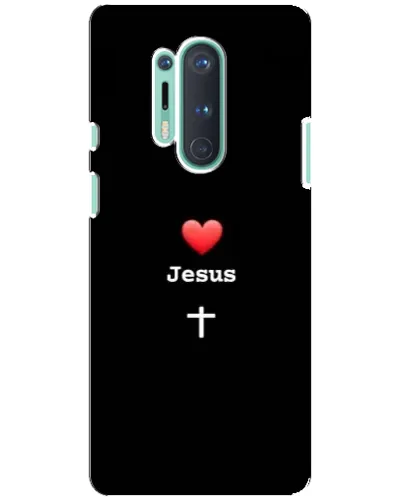 Чохол для OnePlus 8 Pro з картинкою «Серце - Jesus»