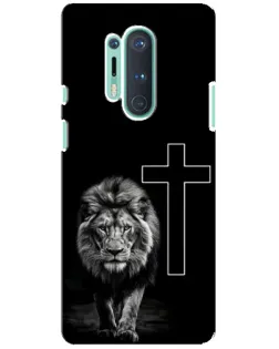 Чохол для OnePlus 8 Pro з картинкою «Лев та Хрест»