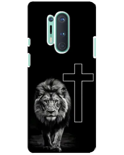 Чохол для OnePlus 8 Pro з картинкою «Лев та Хрест»