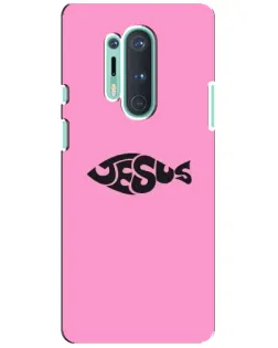 Чохол для OnePlus 8 Pro з картинкою «Рожевий символ Jesus»