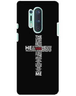 Чехол для OnePlus 8 Pro с картинкой «Текстовый крест» Чехол для OnePlus 8 Pro с картинкой «Текстовый крест»