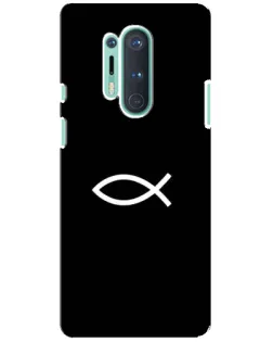Чехол для OnePlus 8 Pro с картинкой «Символ рыбы Jesus» Чехол для OnePlus 8 Pro с картинкой «Символ рыбы Jesus»