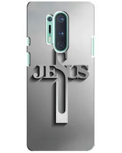 Чехол для OnePlus 8 Pro с картинкой «Металлический крест Jesus» Чехол для OnePlus 8 Pro с картинкой «Металлический крест Jesus»