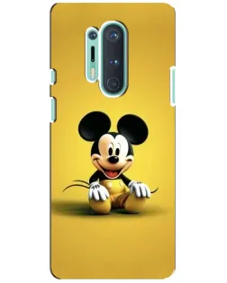 Чохол для OnePlus 8 Pro з картинкою «Міккі на жовтому»