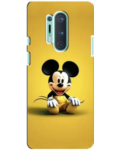 Чохол для OnePlus 8 Pro з картинкою «Міккі на жовтому»