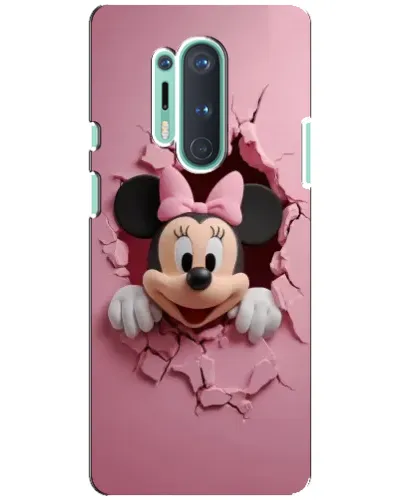 Чохол для OnePlus 8 Pro з картинкою «Мінні крізь стіну»