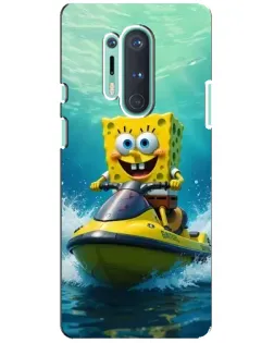 Чохол для OnePlus 8 Pro з картинкою «Спанч Боб на гідроциклі» Чохол для OnePlus 8 Pro з картинкою «Спанч Боб на гідроциклі»