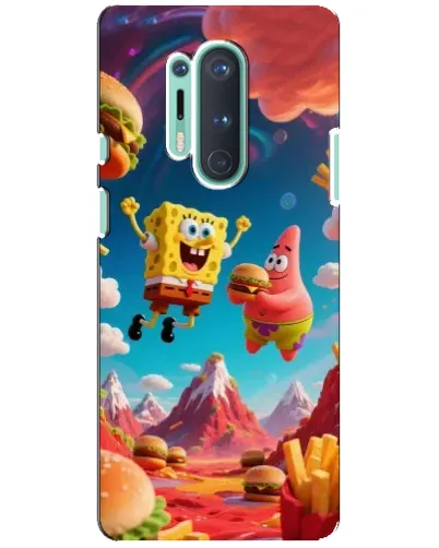 Чохол для OnePlus 8 Pro з картинкою «Космічний фастфуд»