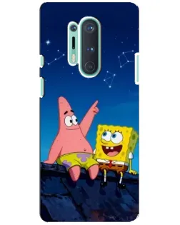 Чохол для OnePlus 8 Pro з картинкою «Губка Боб та Патрік вночі» Чохол для OnePlus 8 Pro з картинкою «Губка Боб та Патрік вночі»