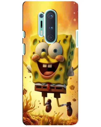 Чохол для OnePlus 8 Pro з картинкою «Губка Боб стрибає»