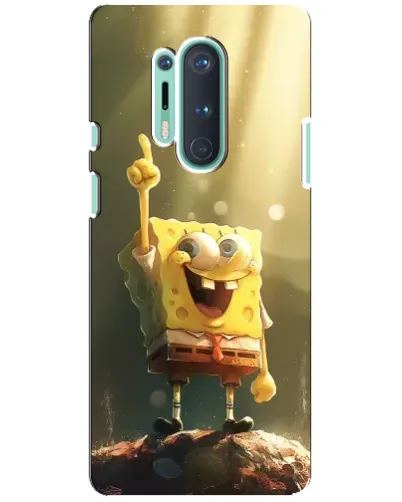 Чохол для OnePlus 8 Pro з картинкою «Сяючий Спанч Боб»