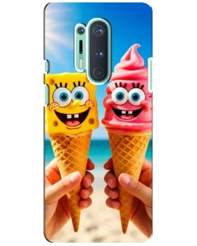 Чохол для OnePlus 8 Pro з картинкою «Спанч Боб морозиво»