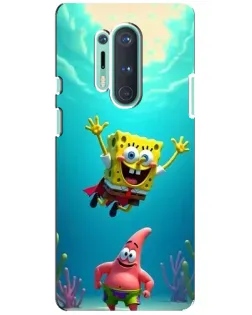 Чохол для OnePlus 8 Pro з картинкою «Спанч Боб під водою»
