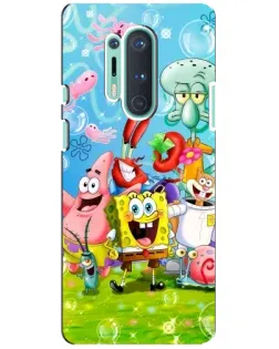 Чохол для OnePlus 8 Pro з картинкою «Губка Боб та друзі»