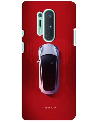 Чохол для OnePlus 8 Pro з картинкою «Tesla Top View»