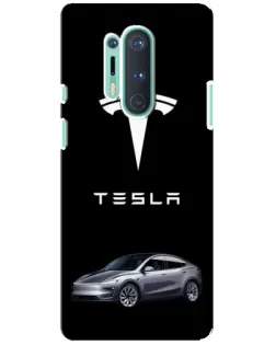Чохол для OnePlus 8 Pro з картинкою «Tesla Model Y»