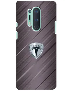 Чохол для OnePlus 8 Pro з картинкою «Металева текстура Tesla»