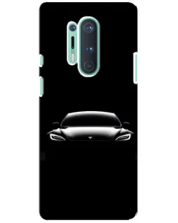 Чохол для OnePlus 8 Pro з картинкою «Фари Tesla Night»