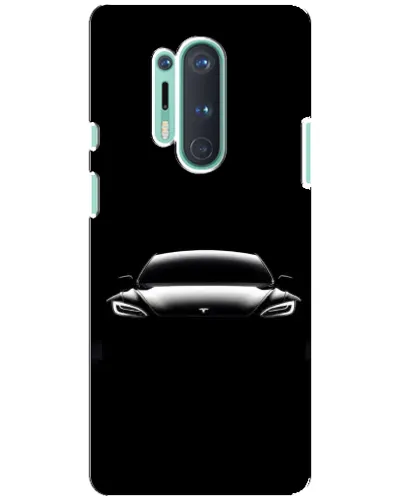 Чохол для OnePlus 8 Pro з картинкою «Фари Tesla Night»