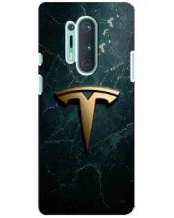 Чохол для OnePlus 8 Pro з картинкою «Мармурова Tesla Gold»