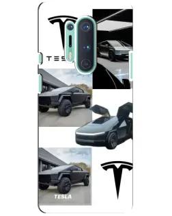 Чохол для OnePlus 8 Pro з картинкою «Колаж Cybertruck Tesla»