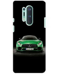Чохол для OnePlus 8 Pro з картинкою «Mercedes — неоновий лого»