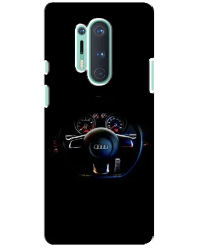 Чохол для OnePlus 8 Pro з картинкою «Салон Audi — кермо»