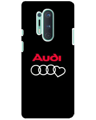 Чохол для OnePlus 8 Pro з картинкою «Логотип Audi Heart»