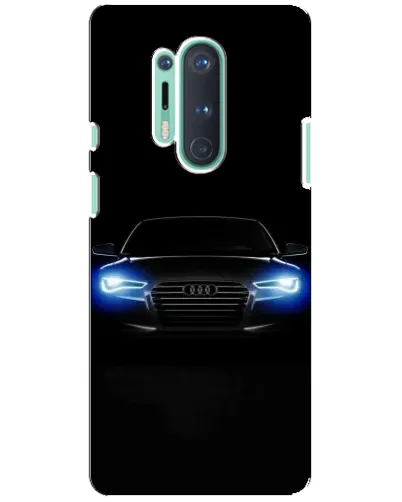 Чохол для OnePlus 8 Pro з картинкою «Audi в неоні»