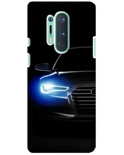 Чохол для OnePlus 8 Pro з картинкою «Неоновий погляд Audi»