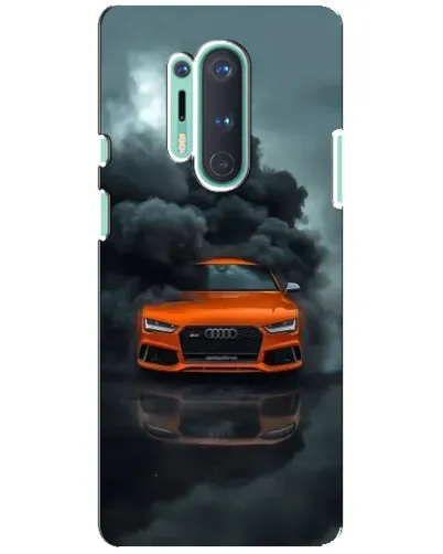 Чохол для OnePlus 8 Pro з картинкою «Audi у хмарах диму»
