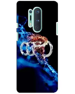 Чохол для OnePlus 8 Pro з картинкою «Енергія лого Audi»