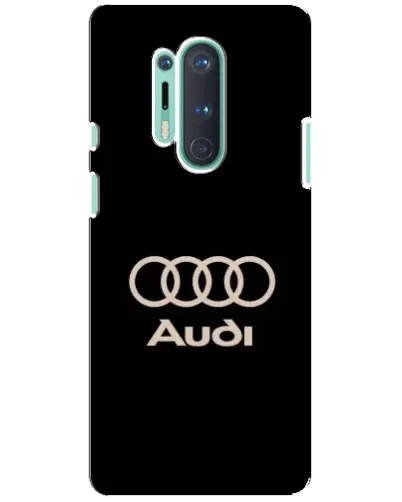 Чохол для OnePlus 8 Pro з картинкою «Audi — золотий логотип»