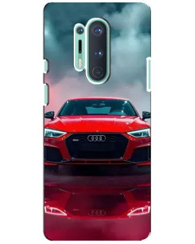 Чохол для OnePlus 8 Pro з картинкою «Audi RS — червоний стиль»