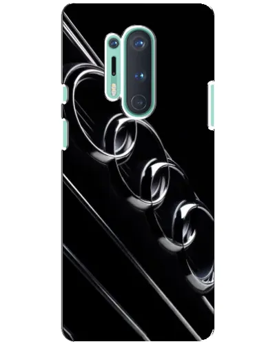 Чохол для OnePlus 8 Pro з картинкою «Audi — абстрактні кільця»